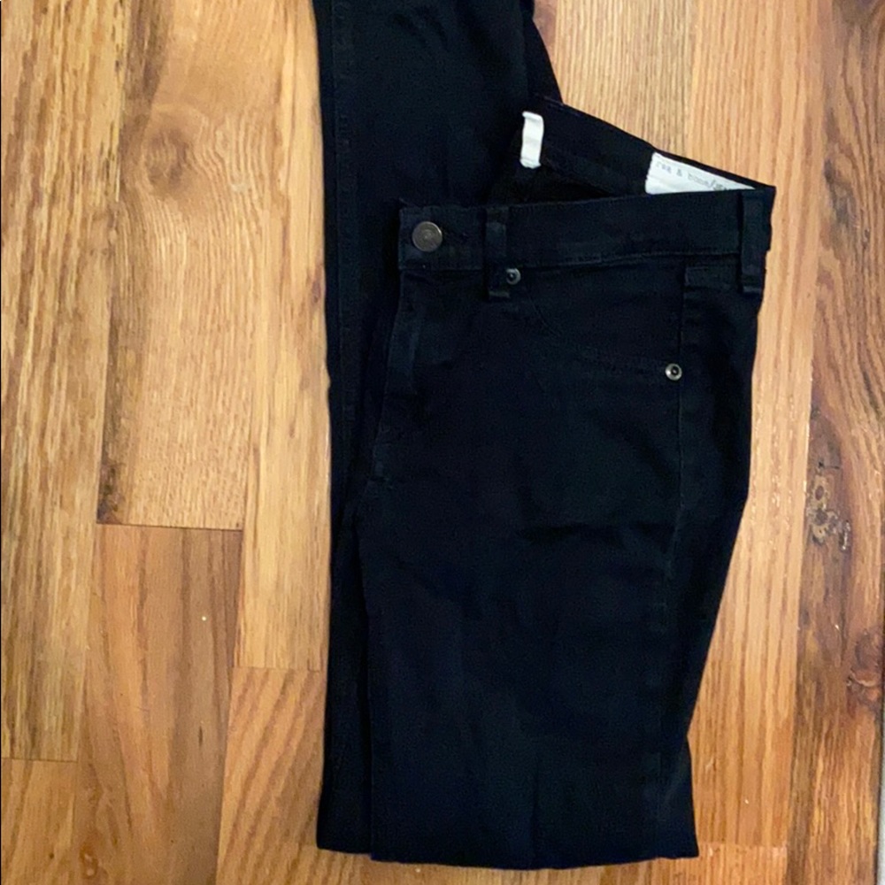 Rag and Bone black jean leggings 27